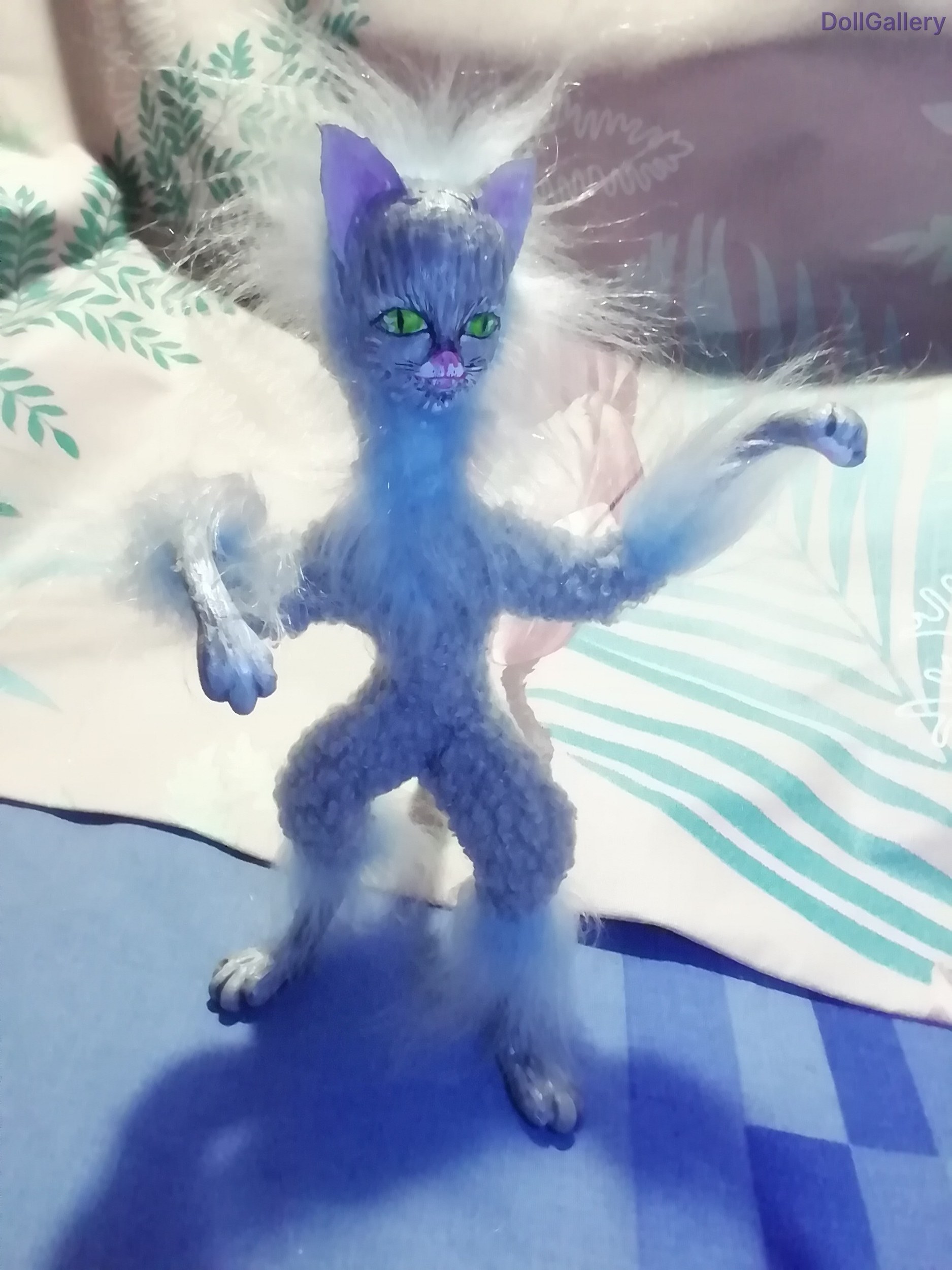 Кукла Handmade, Женщина кошка.