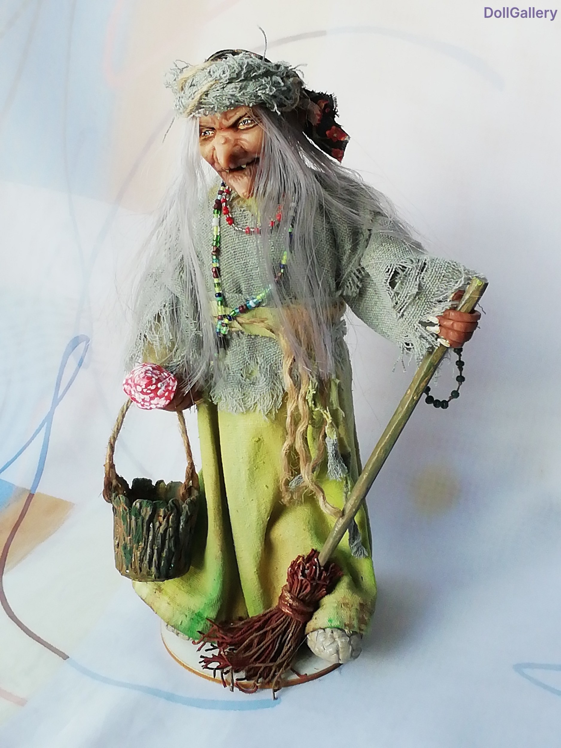 Кукла Handmade, Баба Яга