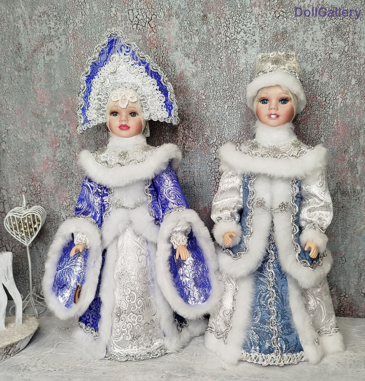 Кукла Handmade, Интерьерная куколка Снегурочка
