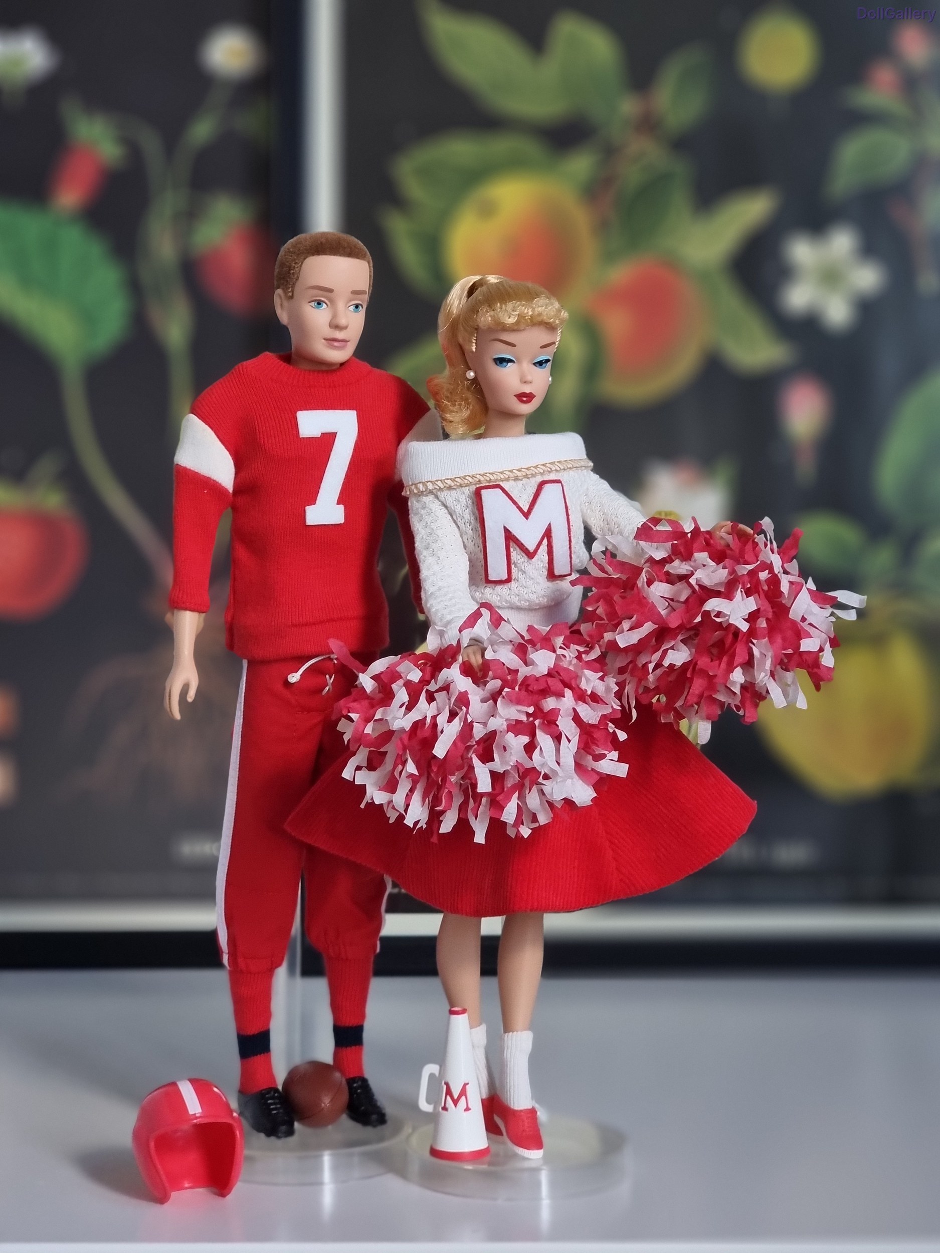 Кукла Vintage, Barbie & Ken Campus Spirit Gift Set, 2008